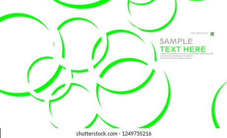 Abstract background with circles. Vector illustration.
