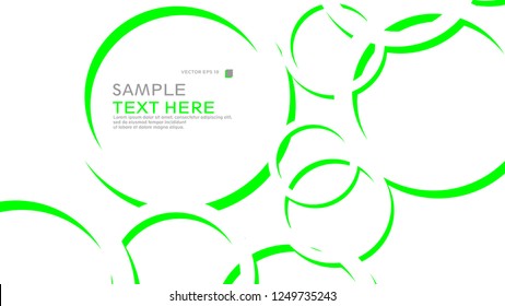Abstract background with circles. Vector illustration.
