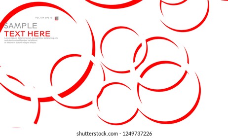 Abstract background with circles. Vector illustration.
