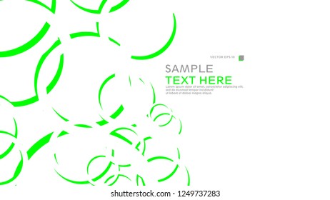 Abstract background with circles. Vector illustration.