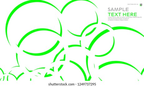 Abstract background with circles. Vector illustration.