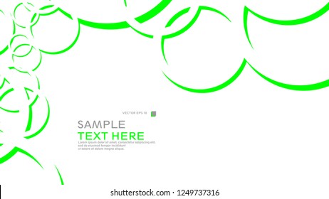 Abstract background with circles. Vector illustration.