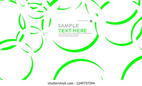 Abstract background with circles. Vector illustration.