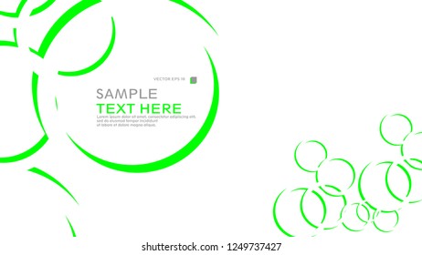 Abstract background with circles. Vector illustration.