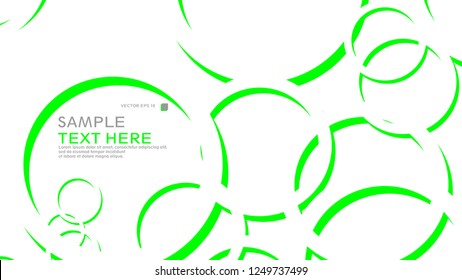 Abstract background with circles. Vector illustration.