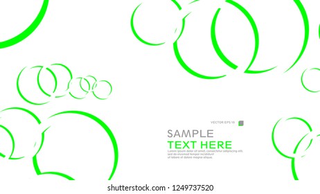 Abstract background with circles. Vector illustration.