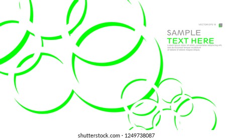Abstract background with circles. Vector illustration.