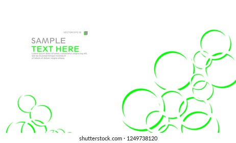 Abstract background with circles. Vector illustration.