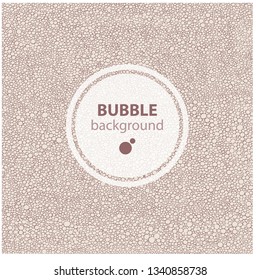 Abstract background with circles. Vector illustration. Bubbles background