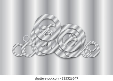 Abstract background with circles. Vector illustration