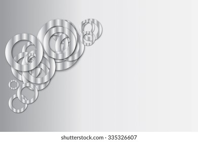 Abstract background with circles. Vector illustration