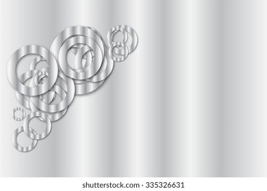 Abstract background with circles. Vector illustration