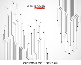 Abstract background with circuit board, technology background