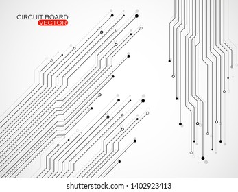 Abstract background with circuit board, technology background
