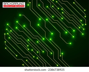 Abstract background with circuit board, technology background. Vector illustration