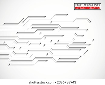 Abstract background with circuit board, technology background. Vector illustration