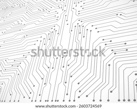 Abstract background with circuit board, technology design. Vector illustration