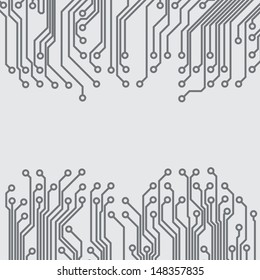 Abstract background with a circuit board texture. EPS10 vector.