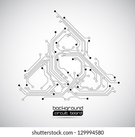 abstract background circuit board - vector