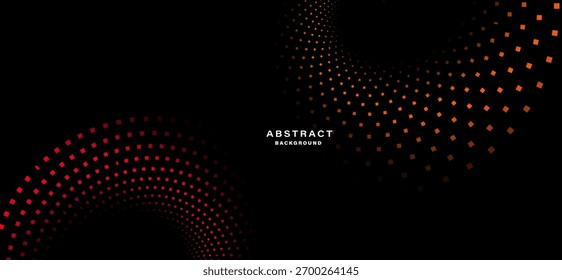 Abstract background with circular halftone patterns. 
