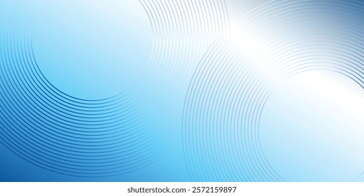 Abstract background with circular line patterns vector illustration simple