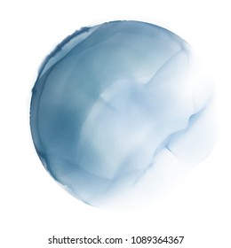 Abstract background with a circular watercolour texture