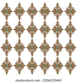 abstract background with classic floral ornament