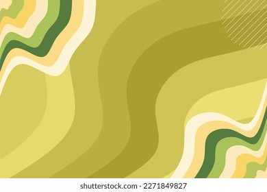 Abstract background collage of various wave shapes and color spectrum. Mosaic of psychedelic wave and color shapes.