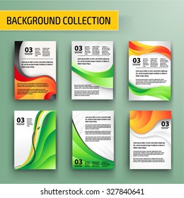 Abstract background collection for business artwork. Vector Illustration, Graphic Design Editable For Your Design.