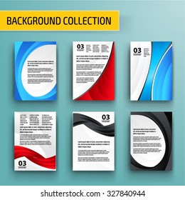 Abstract background collection for business artwork. Vector Illustration, Graphic Design Editable For Your Design.