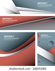 Abstract Background Collection, Info graphics Template (Vector Art)