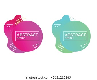 colección de fondo Abstractas, aislado en el fondo blanco