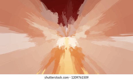 Abstract background with color blots, transitions and bends.