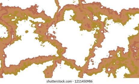 Abstract background with color blots, transitions and bends.