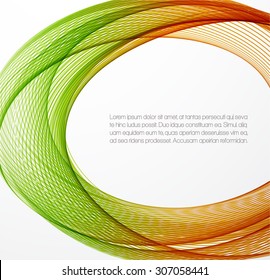 Abstract background with color circle