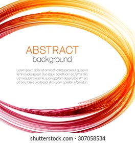 Abstract background with color circle