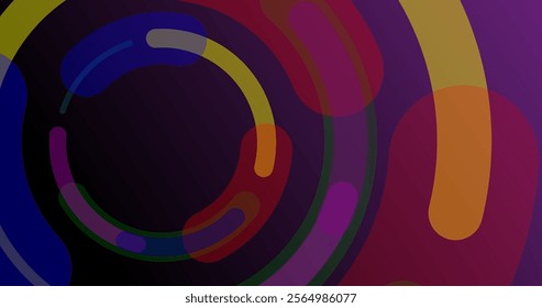 abstract background with color circles