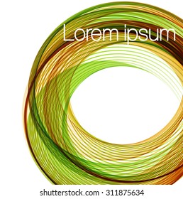Abstract background with color circles
