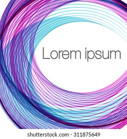 Abstract background with color circles