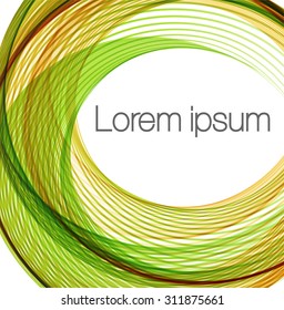 Abstract background with color circles