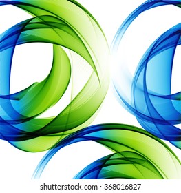 Abstract background with color circles