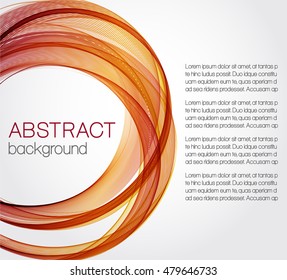 Abstract background with color circles