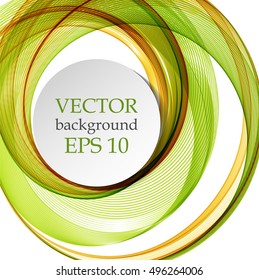 Abstract background with color circles