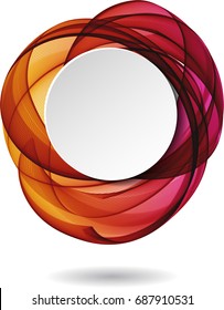 Abstract background with color circles