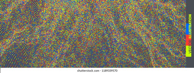 Abstract background with color circles. Vector illustration.