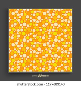 Abstract background with color circles. Vector illustration.