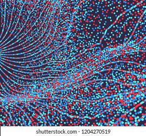 Abstract background with color circles. Vector illustration.