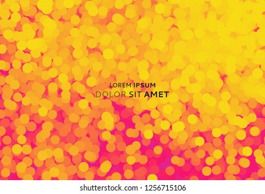 Abstract background with color circles. Vector illustration.