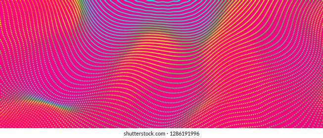 Abstract background with color circles. Vector illustration.