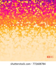 Abstract background with color circles. Vector illustration.
